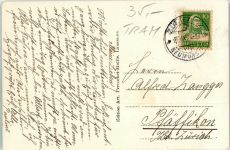 6300 Zug Zugo 1924 Foto AK Ev. Kirche Bahnhofsquartier