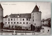 1400 Yverdon-les-Bains Foto AK Schloss