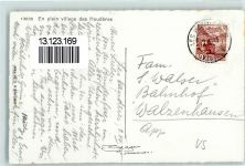 1984 Les Haudères - En plein village des Haudères