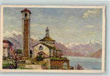 6614 Brissago Künstlerkarte Nr. 25 Madonna del Ponte E. Zuppinger