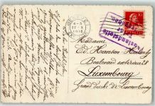 Genève Genf Auslandstelle Trier Flaggenstempel Phila Schweiz 1916