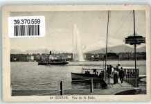 Genève Genf Auslandstelle Trier Flaggenstempel Phila Schweiz 1916