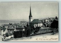 8810 Horgen 1904 - Kirchenpartie, gute Erhaltung AK
