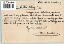 8610 Uster 1919 BOAKC Lithographie A.-G. vorm. Stolz u. Kambli