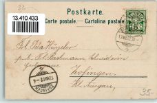 6410 Goldau 1902 Lithographie Gruss aus