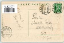 8820 Wädenswil Prägedruck Helvetia Wappen Lithographie