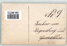 8630 Rüti ZH - Freiherr von Regensberg und Gemahlin Nr. 9 Ort handschriftlich