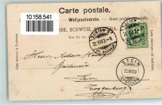 8000 Zürich 1903 - Alpenquai Weises u. Rotes Schloss