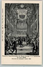 Lithographie Liberte et Partrie - 1803 AK