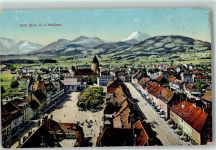 1630 Bulle Gebrauchsspuren Fliegeraufnahme Moleson