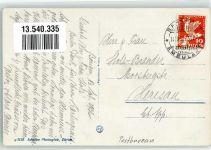 3806 Bönigen b. Interlaken 1932 Foto AK Bahnpost Zug 307-14