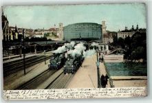8000 Zürich 1904 - Bahnhof Dampfloks
