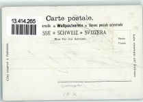 8590 Romanshorn 1899 Künstlerkarte 7. Zusammenkunft des Verkehrspersonals der Bodenseeuferstaaten Fahnenträger Dampflokomotive sign