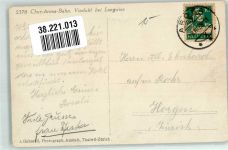 7057 Langwies 1928 Gebrauchsspuren Viadukt Chur-Arosa-Bahn