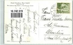 6410 Rigi Staffel 1953 Foto AK Hotel Gasthaus Berghus