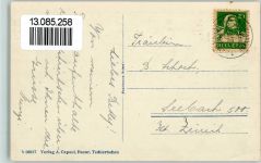 7064 Tschiertschen 1927 Foto AK Teilansicht AK