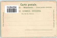 1260 Nyon Gebrauchsspuren Lithographie la Chateau et le Montblanc Seitenraddampfer