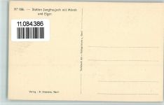 3801 Jungfraujoch - Station Jungfraujoch mit Mönch und Eiger Wappen