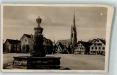 8580 Amriswil Gebrauchsspuren Brunnen Kirche