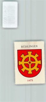 8455 Rüdlingen - Vignette Wappen Kaffee Hag 1920-1940