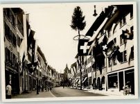 4410 Liestal - Freiheitsbaum Fahnenschmuck Jahrhundertfeier 1932 Geschäfte Fahrrad