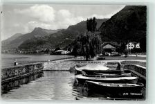 1844 Villeneuve VD - Schwäne Ruderboote