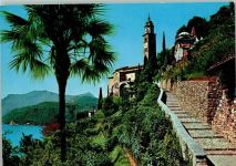 6922 Morcote - Treppen zur Kirche Chiesa