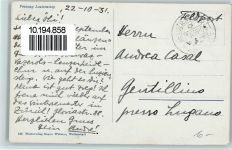 7304 Maienfeld - Festung Luziensteig Feldpost