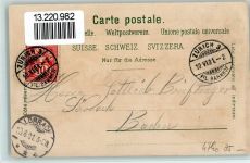 8143 Uetliberg 1901 Lithographie Restaurant Uto Kulm Hotel Uetliberg