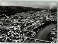 5330 Bad Zurzach Foto AK Fliegeraufnahme