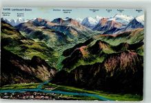 7302 Landquart - Landkarte Strecke nach Klosters Wehrliverlag