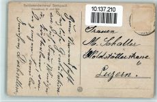 6204 Sempach Gebrauchsspuren Kriegerdenkmal - Einweihung 1921 AK