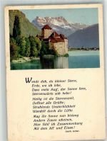 Chillon Chateau 1934 Foto AK Schloss