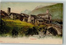 6493 Hospental Foto AK Kirche