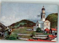 7450 Tiefencastel Foto AK Kirche St. Peter und Paul Phylin-Serie Werbung