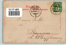 8800 Thalwil Gebrauchsspuren 1901