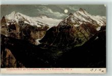 Grindelwald 1907 - Schreckhorn Wetterhorn