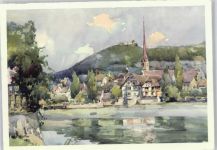 8260 Stein am Rhein - Fluss Kirche