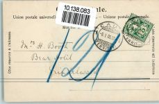 1824 Caux 1906 - Winter - Grand Hotel AK