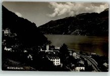 8874 Mühlehorn Foto AK Kirche See