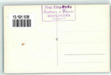 8874 Mühlehorn Foto AK Kirche See