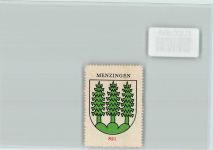 6313 Menzingen - Vignette Wappen Kaffee Hag ca 1920-1940 Menzingen