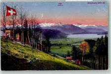 Albishorn 1919 - Hüttenstempel Gasthaus