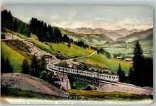3770 Zweisimmen Foto AK Bergbahn Pont du Moosbach