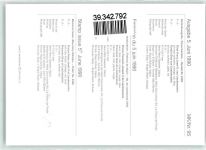 Fürstin Gina Gedenkausgabe Trauermarken 5. Juni 1990 Adel Liechtenstein