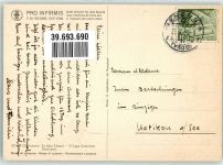 Arbaz Mayens-d'Arbaz sign. Chevannes Genfersee Pro Infirmis Schweiz Künstlerkarte