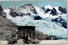 Tschiervahütte und Piz Bernina