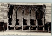 Chillon Chateau - Stalle en bois sculpte