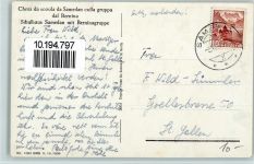 7503 Samedan Samaden - Schulhaus Samedan mit Berninagruppe