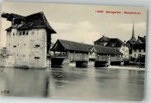 5620 Bremgarten AG Foto AK Reussbrücke